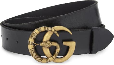 gucci snake belt men's